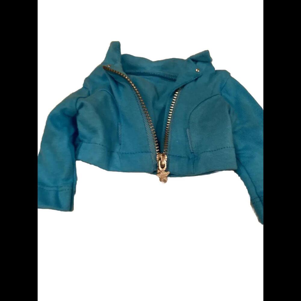 ❤️❤️❤️American Girl Truly Me Meet Outfit Blue Moto Jacket